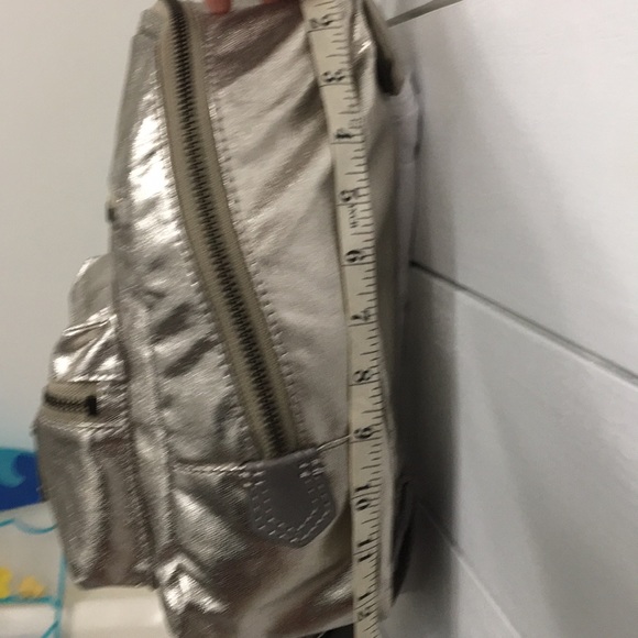 Frye Metallic Silver Backpack - Picture 5 of 6